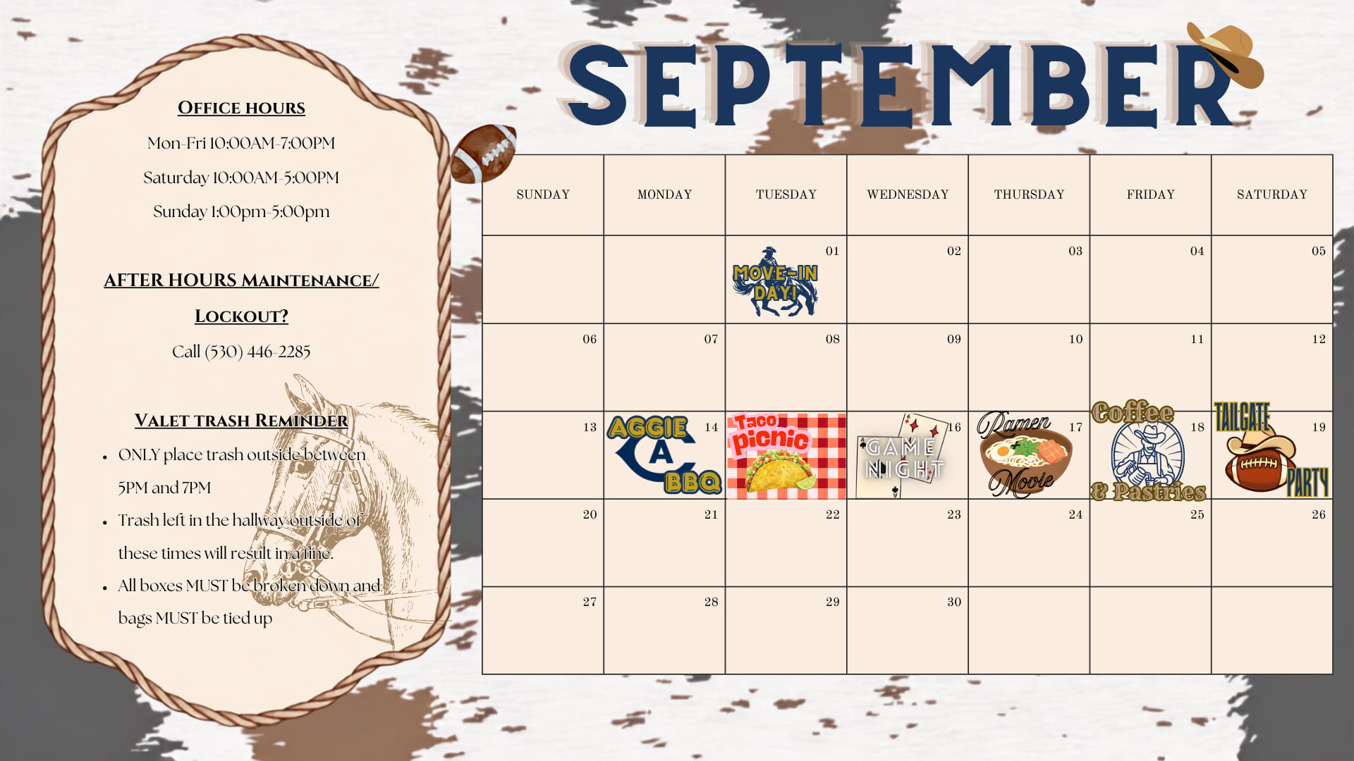 Sterling 5th Street | September Events Calendar
