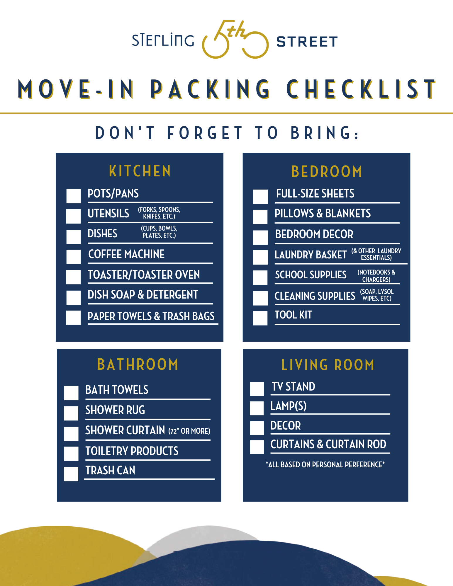 Move-In Essentials Image 1