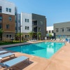 a swimming pool in a resort